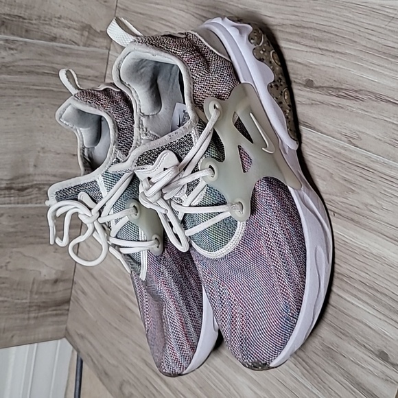 NIKE REACT PRESTO FLYKNIT RECYCLED CANVAS PACK CN1709-100 WHITE GUM MEN'S